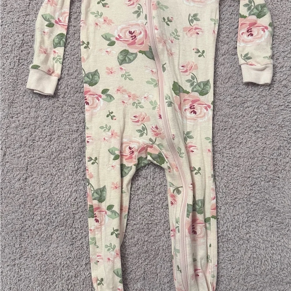 Gerber 12M Baby Girl Bundle Floral Rainbow 6pc